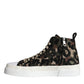 Dolce & Gabbana Multicolor Camouflage High Top Sneaker Shoes