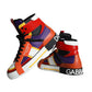 Dolce & Gabbana Multicolor Leather High Top Sneakers Shoes