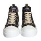 Dolce & Gabbana Multicolor Camouflage High Top Sneaker Shoes