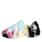 Dolce & Gabbana Multicolor Graffiti Rubber Low Top Sneakers Shoes