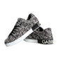 Dolce & Gabbana Black White Wool Low Top Men Sneakers Shoes