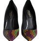 Dolce & Gabbana Multicolor Exotic Leather Heels Pumps Shoes