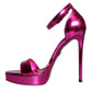 Dolce & Gabbana Fuchsia KEIRA Heels Ankle Strap Sandals Shoes