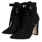 Dolce & Gabbana Black Jersey Stretch Ankle Booties Shoes