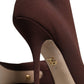 Dolce & Gabbana Brown Stiletto Heels Socks Ankle Boots Shoes