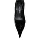 Dolce & Gabbana Black Patent Leather High Heels Pumps Shoes