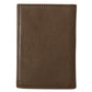 Billionaire Italian Couture Brown Leather Bifold Wallet