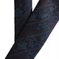 Dolce & Gabbana Dark Blue 100% Silk Floral Adjustable Men Tie