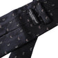 Dolce & Gabbana Dark Blue Fantasy 100% Silk Adjustable Men Tie