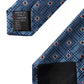 Dolce & Gabbana Blue Patterned 100% Silk Adjustable Men Tie