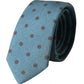 Dolce & Gabbana Green Black Polka Dot Silk Adjustable Men Tie