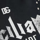 Dolce & Gabbana Black Sicilian Hooded Sweatshirt Sweater