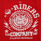 Frankie Morello Red Cotton RIDERS Crewneck T-Shirt