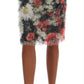 Dolce & Gabbana Floral Patterned Pencil Straight Skirt