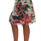 Dolce & Gabbana Floral Patterned Pencil Straight Skirt