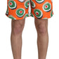 Dolce & Gabbana Orange Cupcake Beachwear Shorts Swimwear