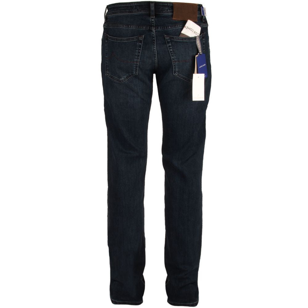 Jacob Cohen Blue Cotton Jeans & Pant