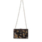 Dolce & Gabbana Multicolor Tweed Floral Clutch Evening Party Purse CrossBody Bag