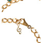 Dolce & Gabbana Gold Tone Brass Fruity Crystal Embellished Waist Chain Belt