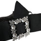 Dolce & Gabbana Black Hair Parrucchiera Crystal Headband Diadem