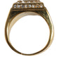 Dolce & Gabbana Gold Plated 925 Silver Clear Crystal Ring