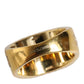 Dolce & Gabbana Gold Plated 925 Silver Clear Crystal Ring