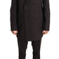 Dolce & Gabbana Bordeaux Wool Stretch Long 3 Piece Suit