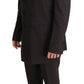 Dolce & Gabbana Bordeaux Wool Stretch Long 3 Piece Suit