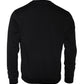 Versace Black Medusa Fleece Cotton Crew Neck Sweatshirt Sweater