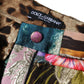 Dolce & Gabbana Multicolor Patchwork Jacquard High Waist Pants