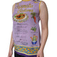 Dolce & Gabbana Purple Silk Caponata Siciliana Print Tank Top