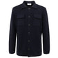 Gran Sasso Blue Wool Merino Shirt