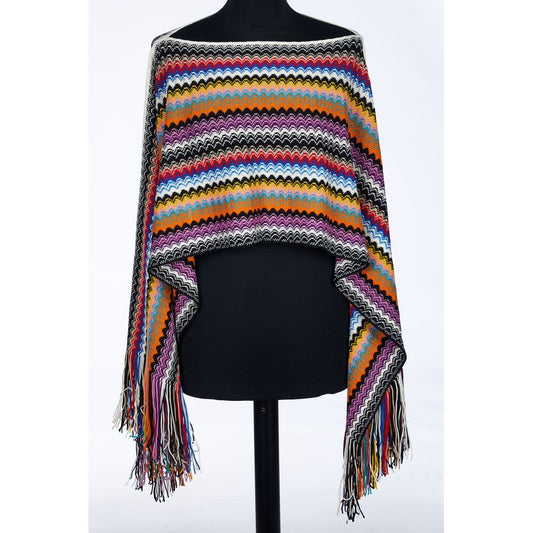 Missoni Multicolor Wool Poncho