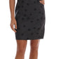 Dolce & Gabbana Gray Polka Dotted Sheath Wool Dress