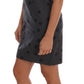 Dolce & Gabbana Gray Polka Dotted Sheath Wool Dress