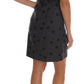 Dolce & Gabbana Gray Polka Dotted Sheath Wool Dress