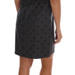 Dolce & Gabbana Gray Polka Dotted Sheath Wool Dress