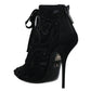 Dolce & Gabbana Black Polyester Boot