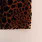 Dolce & Gabbana Brown Leopard Print Silk Sheath Dress