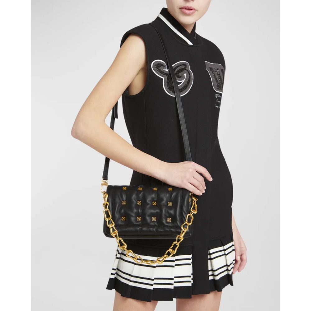 Off-White Black Leather Handbag