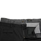 Dolce & Gabbana Black Gray slim Cotton Denim Jeans