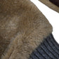 Dolce & Gabbana Beige Acrylic Knitted Fur Wrist Mitten Gloves