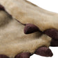 Dolce & Gabbana Beige Acrylic Knitted Fur Wrist Mitten Gloves