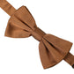 Dolce & Gabbana Brown Silk Adjustable Neck Men Bow Tie