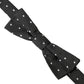 Dolce & Gabbana Black White Polka Dot Silk Men Neck Bow Tie