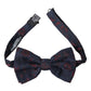 Dolce & Gabbana Blue Floral Brocade Adjustable Neck Men Bow Tie