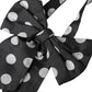 Dolce & Gabbana Black Polka Dots Ribbon Adjustable Neck Bow Tie