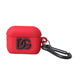 Dolce & Gabbana Red Silicone Rubber Logo Embossed Airpods Case