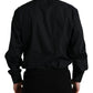 Dolce & Gabbana Black Cotton Collared Formal Dress Shirt