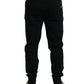 Dolce & Gabbana Black Cotton Blend Men Sweatpants Jogger Pants